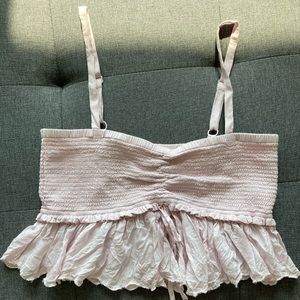 Aritzia Dareau camisole size small pink